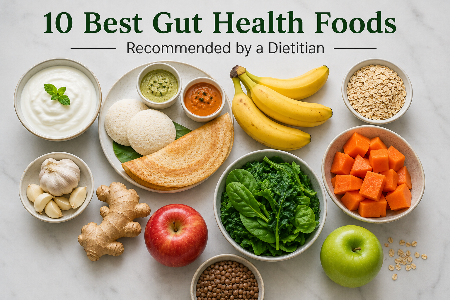 10 Best Gut Health Foods Recommended by a Dietitian - Nutritionist for Gut Health