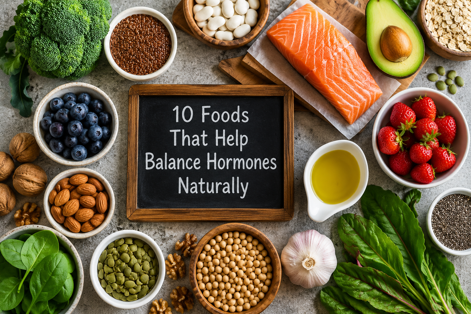 10 Foods That Help Balance Hormones Naturally - Balancing hormones through diet